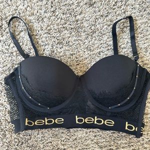 ***🛍️ 4 for $15*** Bebe Black 36B Bra with Lace